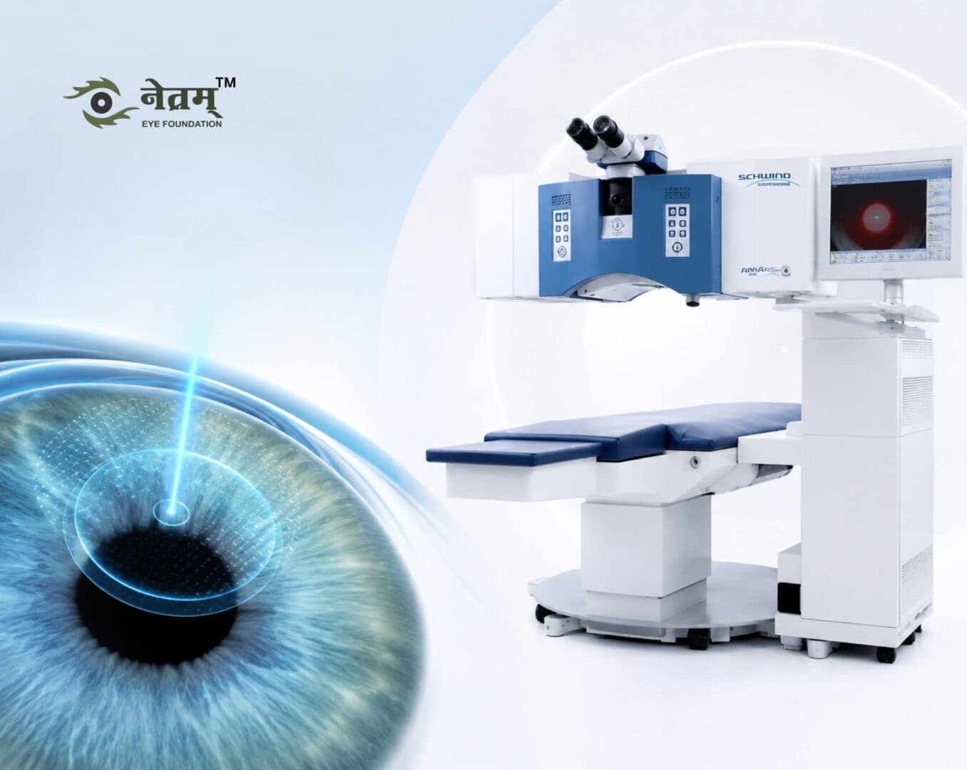 Schwind Amaris LASIK laser machine at Netram Eye Foundation Delhi