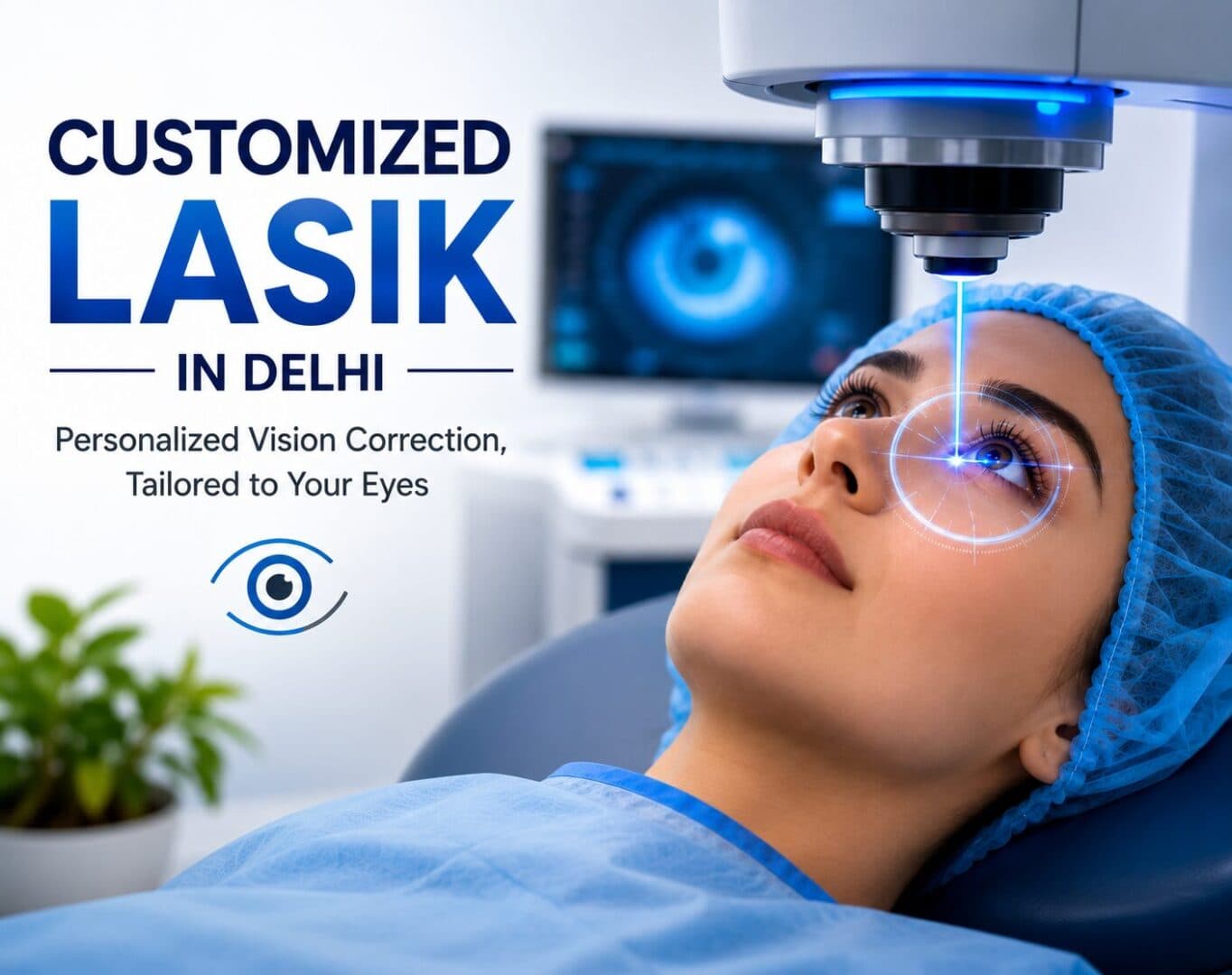 Customized LASIK in Delhi at Netram Eye Foundation using Schwind Amaris laser for personalized vision correction